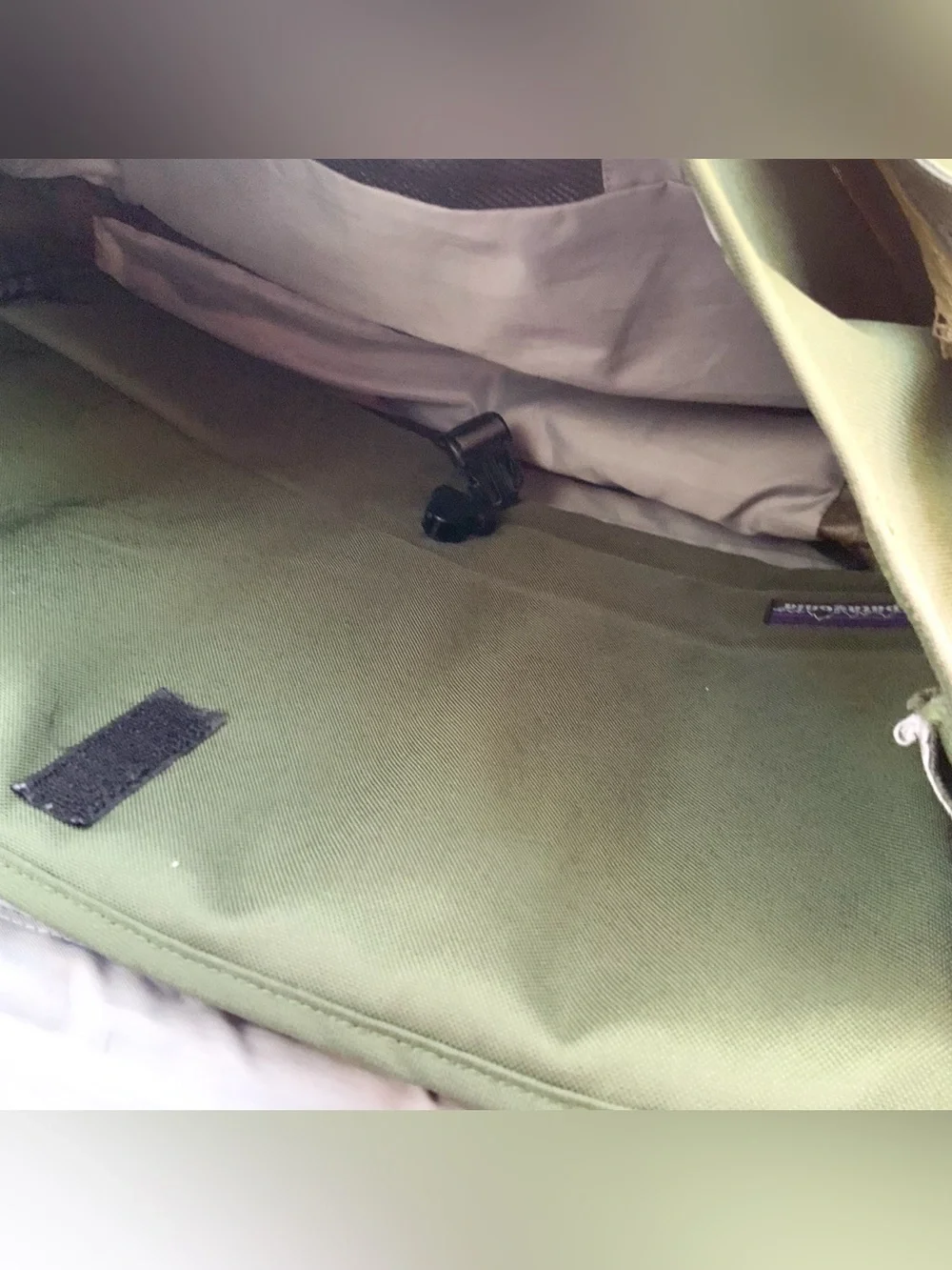 Patagonia Olive Green Messenger Bag